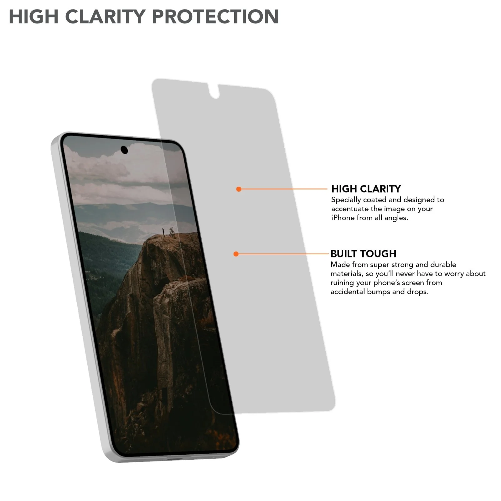 Samsung Galaxy S26 Tempered Glass Screen Protector (2 Pack) - Image 2