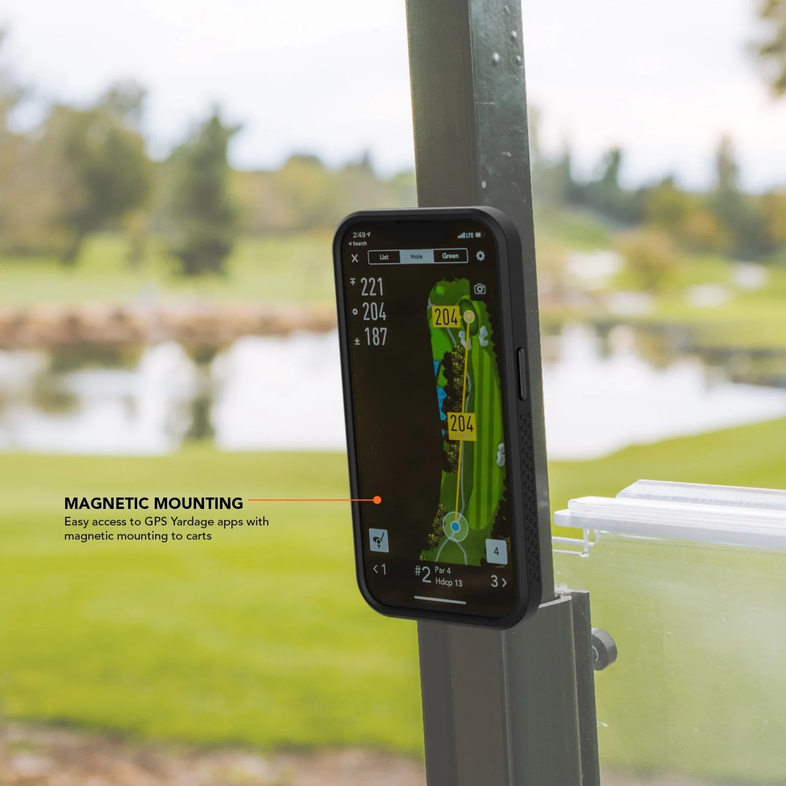iPhone 15 Pro | Eagle 3™ Magnetic Golf Clear Phone Case - Image 5