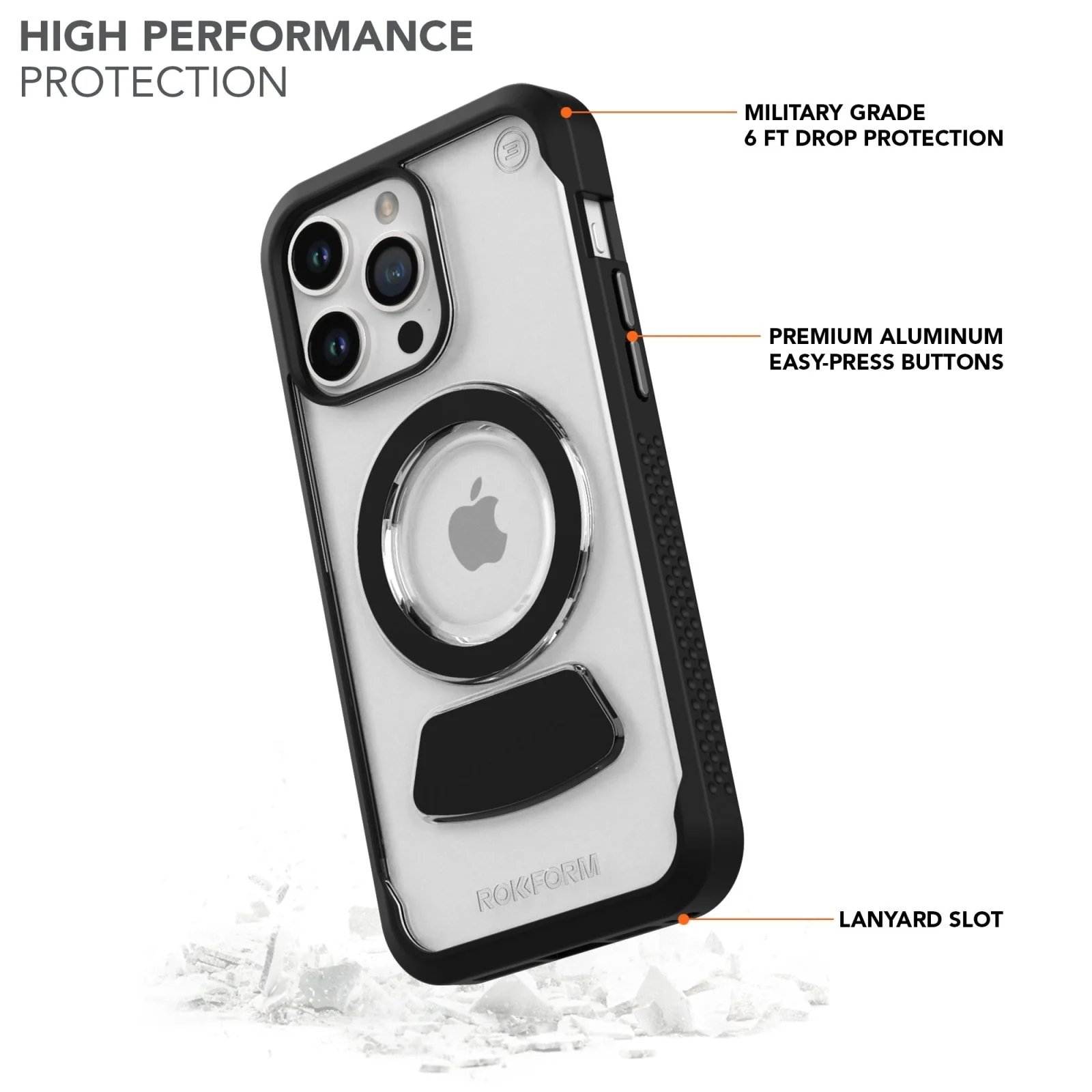 iPhone 15 Pro Max | Eagle 3™ Magnetic Golf Clear Phone Case - Image 3