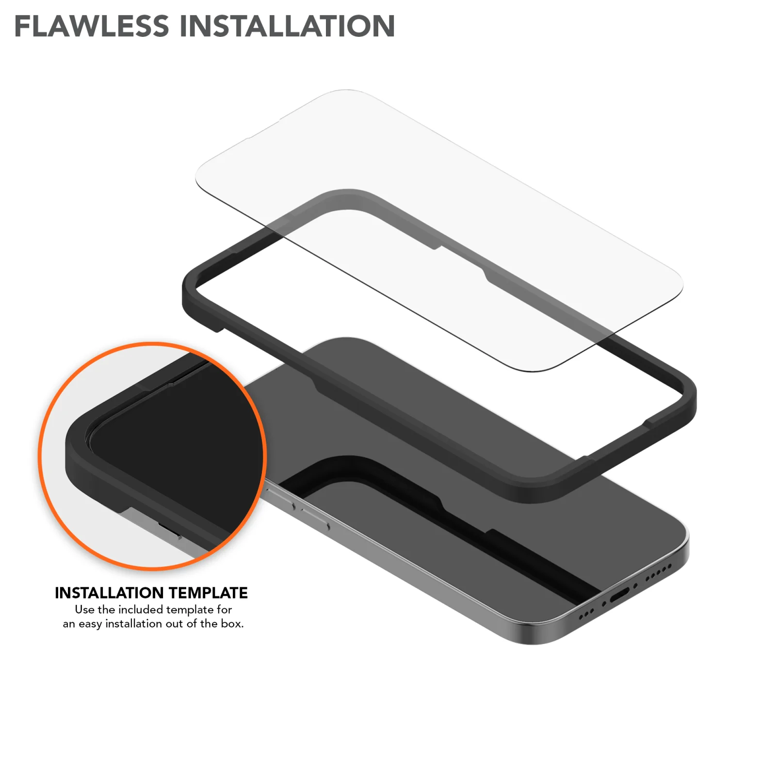 iPhone 15 Pro Tempered Glass Screen Protector (2 Pack) - Image 2