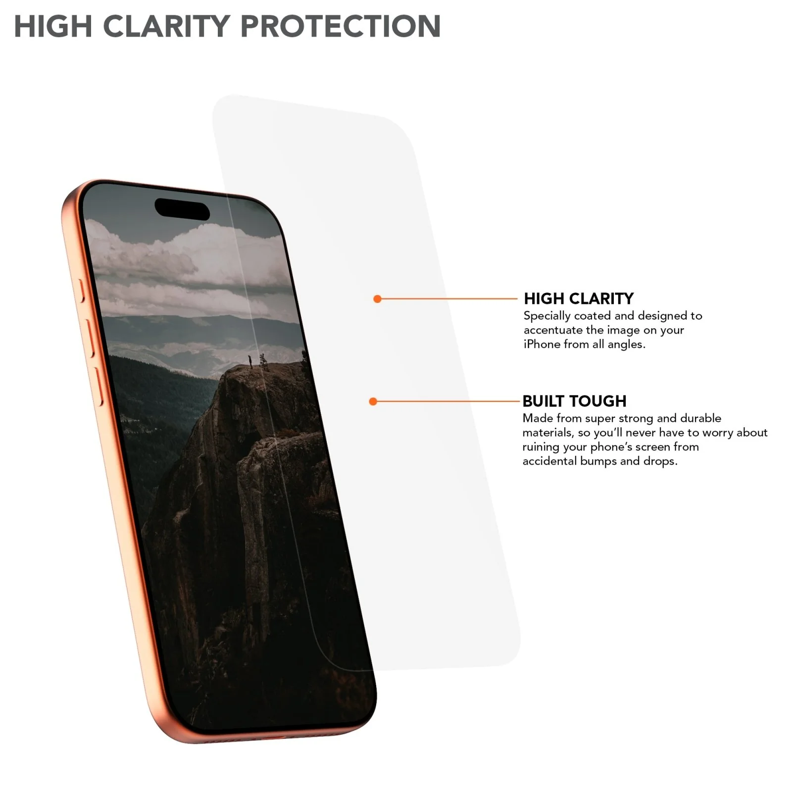 iPhone 17 Pro Max Tempered Glass Screen Protector - Image 2