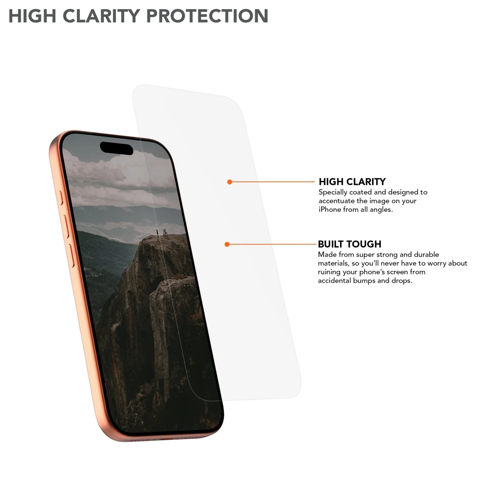 iPhone 17 Pro Tempered Glass Screen Protector - Image 2
