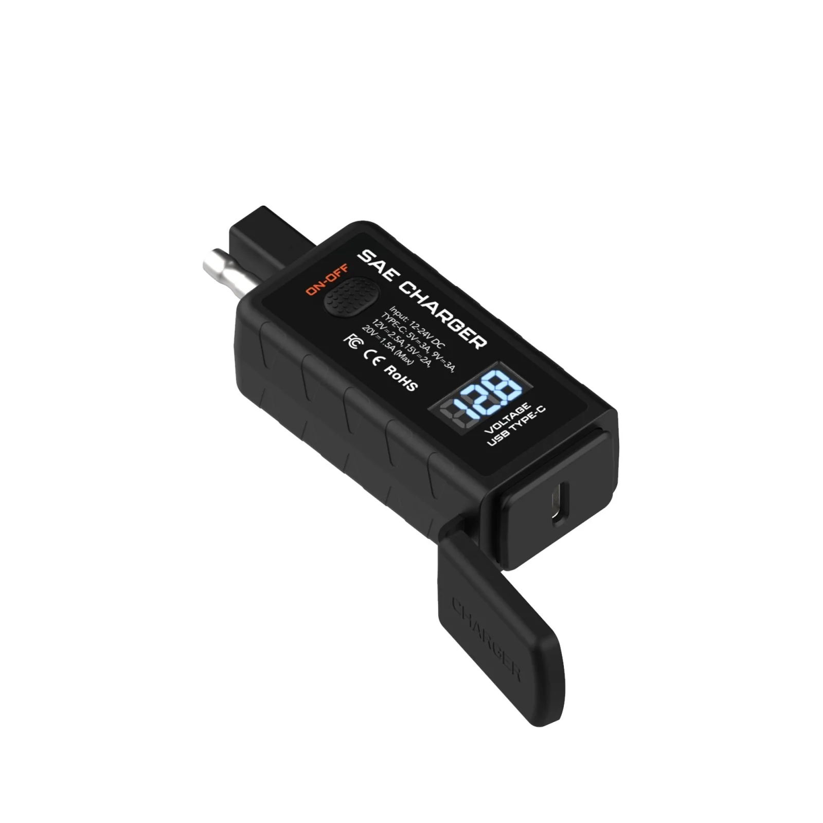 Motorcycle 12V to USB-C Adapter - Image 2