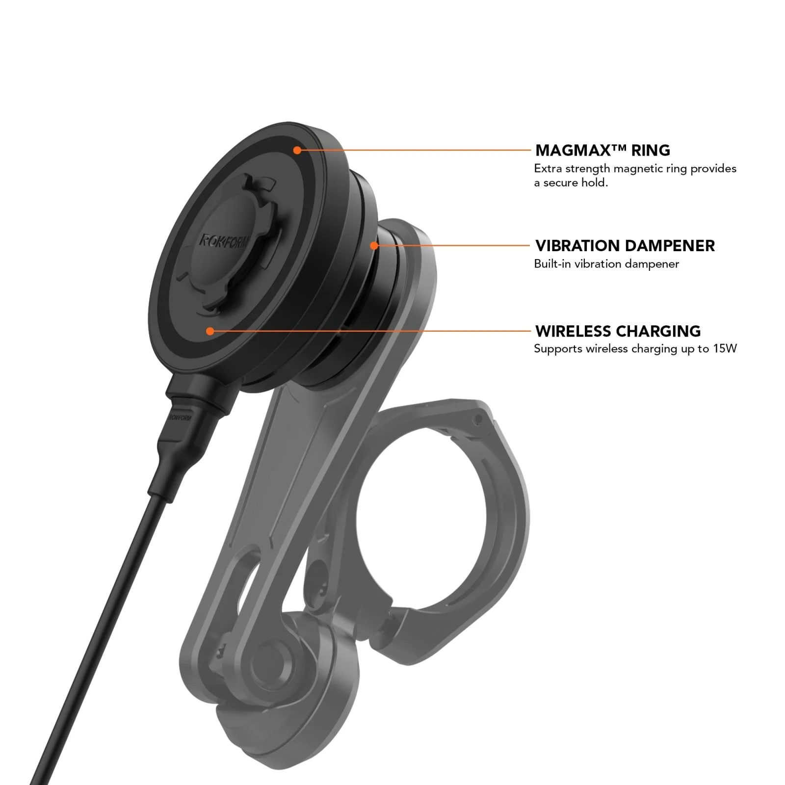 Motorcycle Mount Charging Head - Image 2