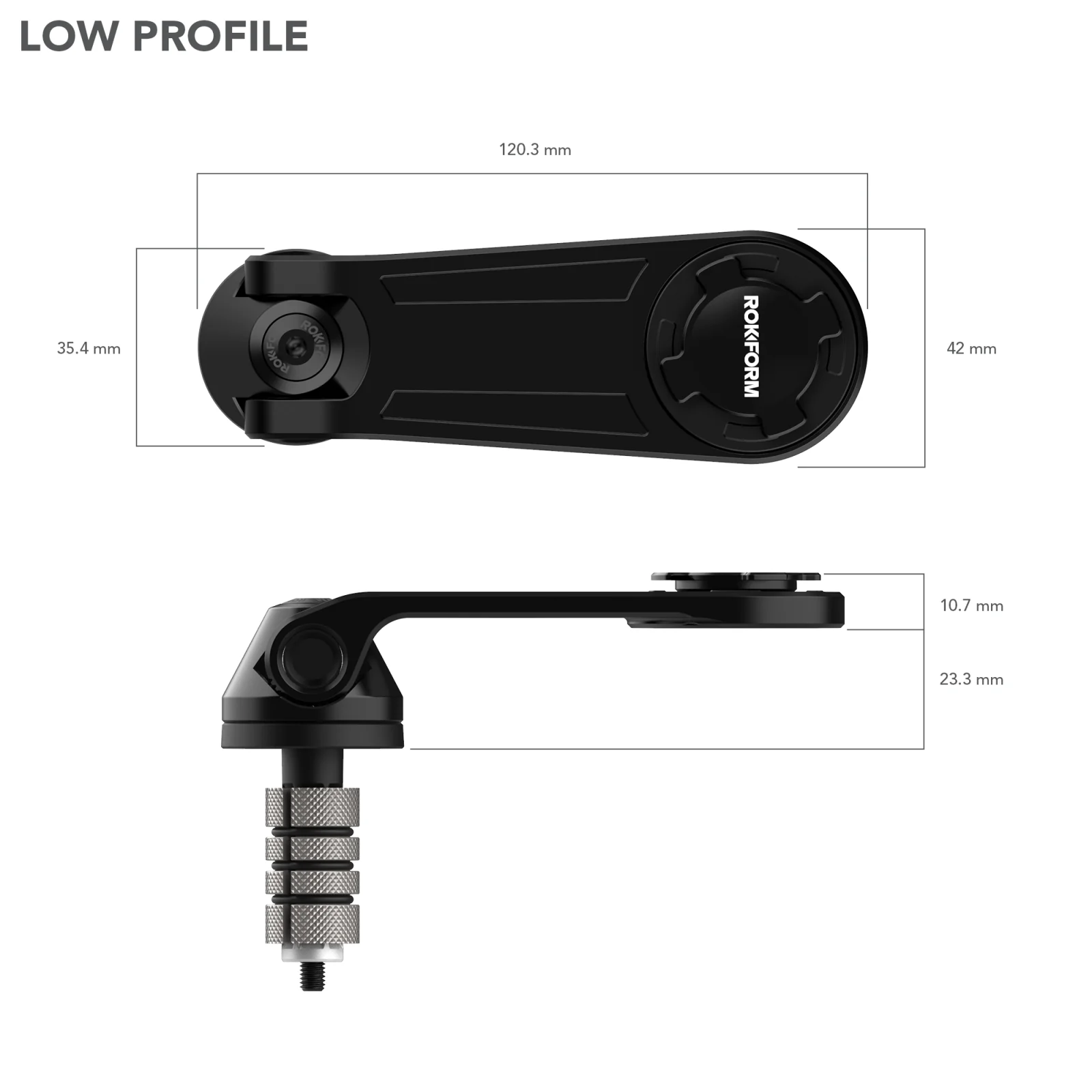 Motorcycle Stem Phone Mount - Image 2